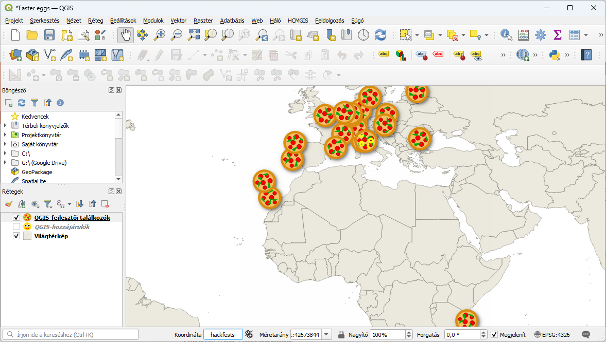 QGIS - Easter eggs - Hackfests